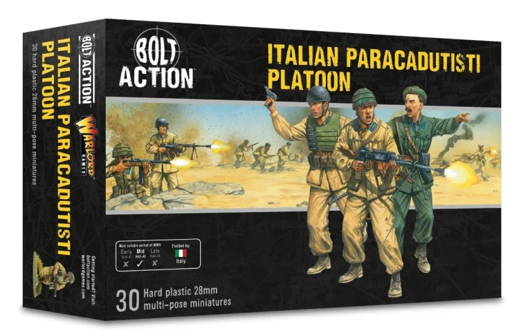 Italian Paracadutisti Platoon Bolt Action