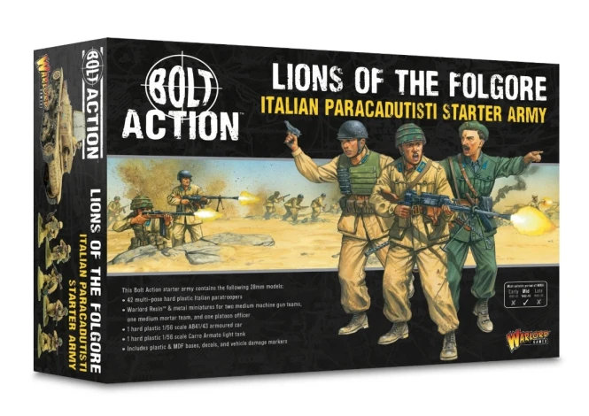Lions of the Folgore - Italian Paracadutisti Starter Army  Bolt Action