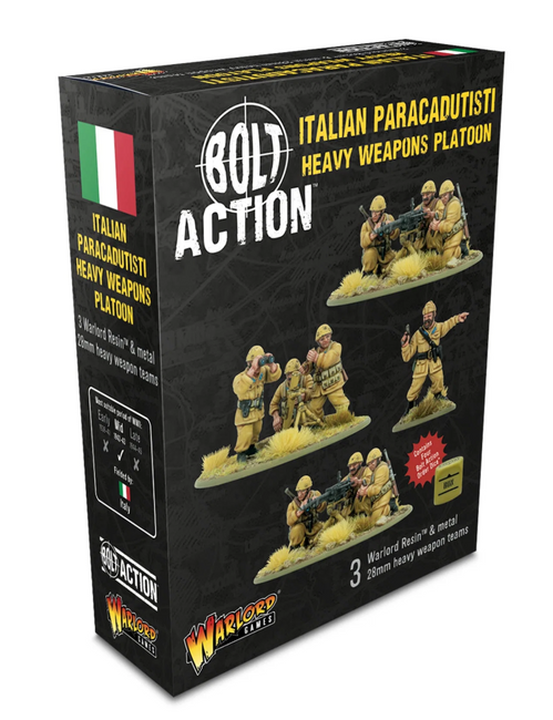 Italian Paracadutisit Heavy Weapons Platoon