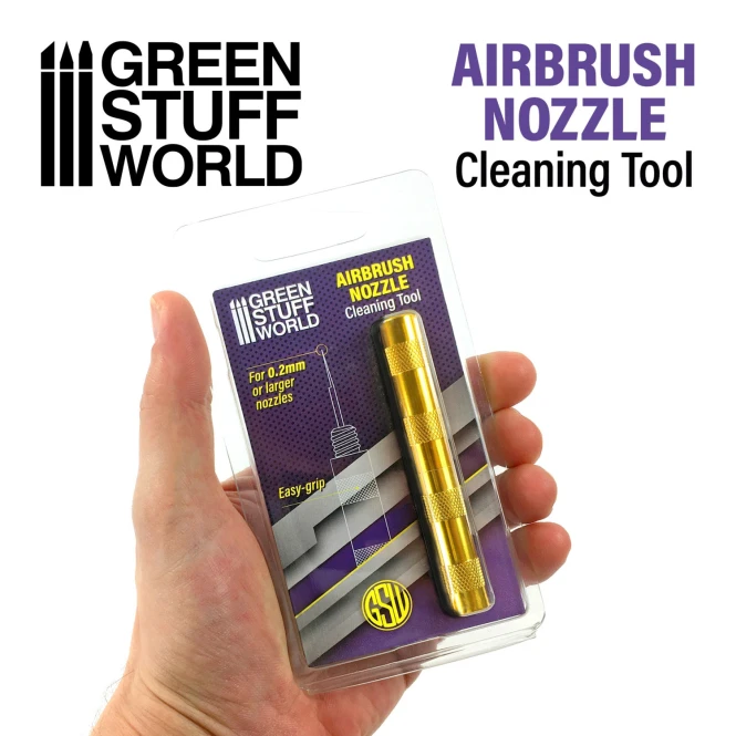 Green Stuff World Airbrush Nozzle Cleaner – narzędzie do czyszczenia dyszy aerografu