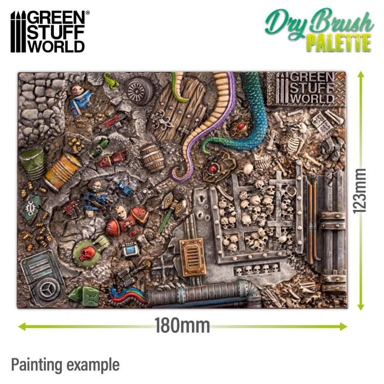 Drybrush texture palette