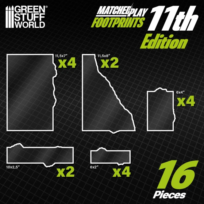 11th Edition Terrain Footprints (Pack)