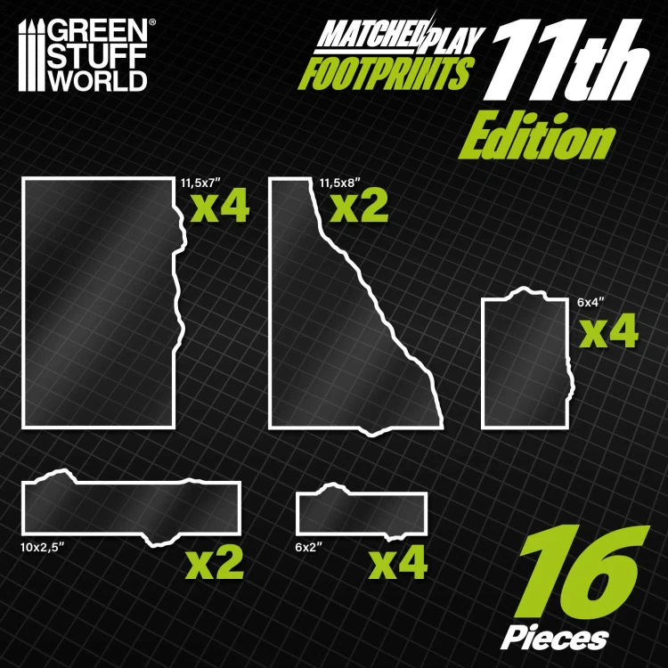 11th Edition Terrain Footprints (Pack)