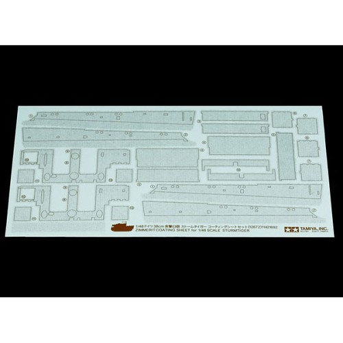 Tamiya 12672 1/48 Sturmtiger Zim Sheet