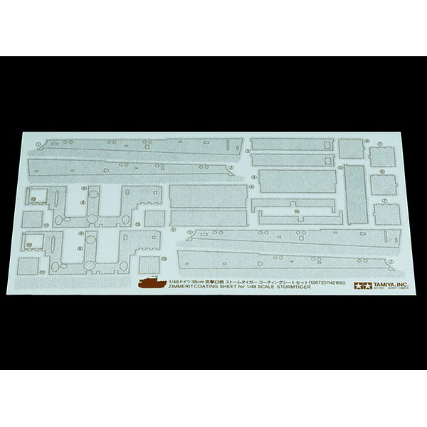 Tamiya 12672 1/48 Sturmtiger Zim Sheet