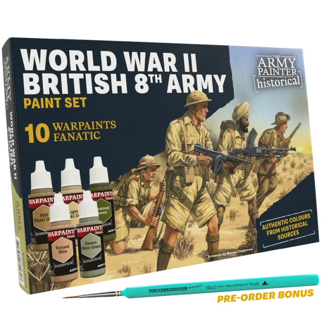 The Army Painter: Historical - WWII British 8th Ar