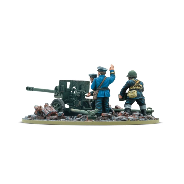 ZiS-3 Divisional Gun with Soviet Naval Brigade Crew – Bolt Action