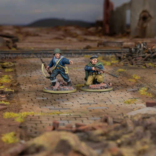 Soviet Naval Brigade weapon teams - Bolt Action