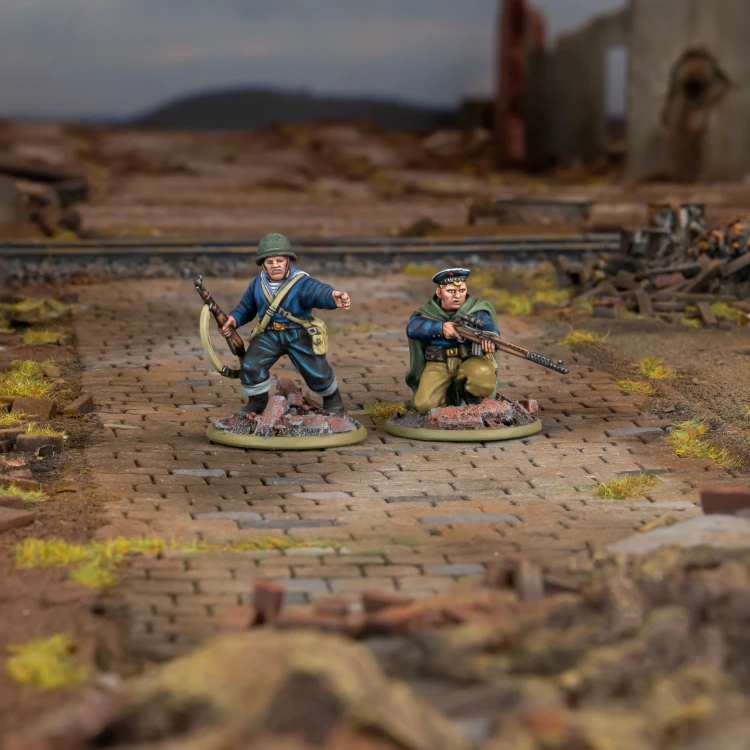 Soviet Naval Brigade weapon teams - Bolt Action