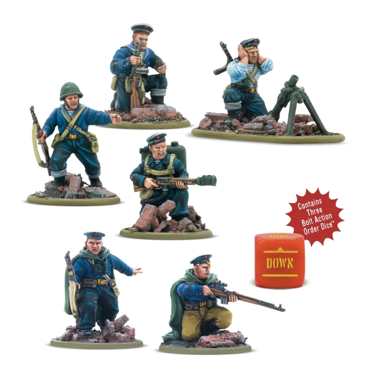 Soviet Naval Brigade weapon teams - Bolt Action