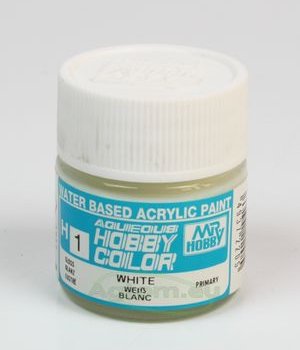 Mr.Hobby Aqueous Hobby Color H001 White (Gloss) 10 ml