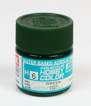 Mr.Hobby Aqueous Hobby Color H006 Green (Gloss) 10 ml