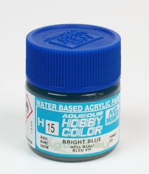 Mr.Hobby Aqueous Hobby Color H015 Bright Blue (Gloss) 10 ml