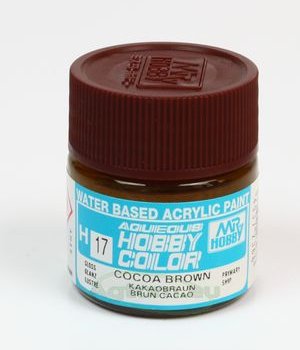 Mr.Hobby Aqueous Hobby Color H017 Cocoa Brown (Gloss) 10 ml