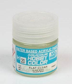 Mr.Hobby Aqueous Hobby Color H020 Flat Clear (Matt) 10 ml