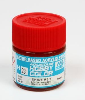 Mr.Hobby Aqueous Hobby Color H023 Shine Red (Gloss) 10 ml
