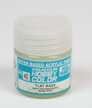 Mr.Hobby Aqueous Hobby Color H040 Flat Base (Matt) 10 ml