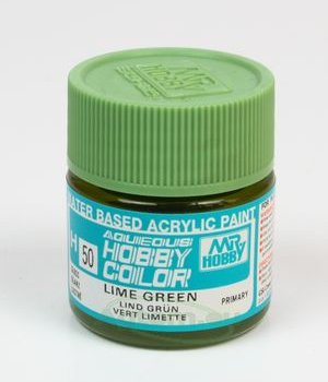 Mr.Hobby Aqueous Hobby Color H050 Lime Green (Gloss) 10 ml