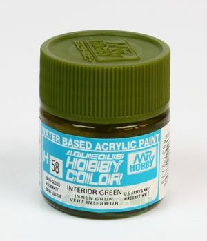 Mr.Hobby Color H058 Interior Green - SATYNOWY - 10ml