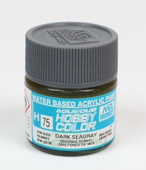 Mr.Hobby Color H075 Dark Seagray - SATYNOWY - 10ml