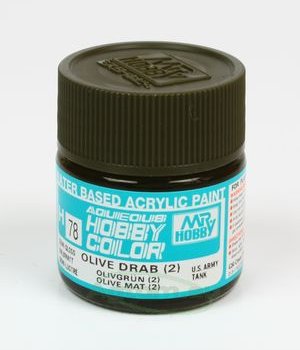 Mr.Hobby Color H078 Olive Drab - SATYNOWY - 10ml