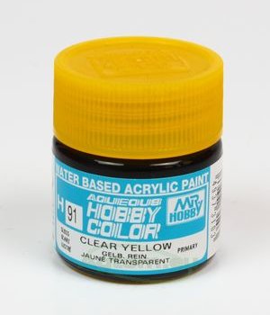 Mr.Hobby Color H091 Clear Yellow - BŁYSZCZĄCY - 10ml