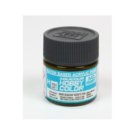 Mr.Hobby Color H331 Dark Seagray - BS381C/638 - SATYNOWY - 10ml