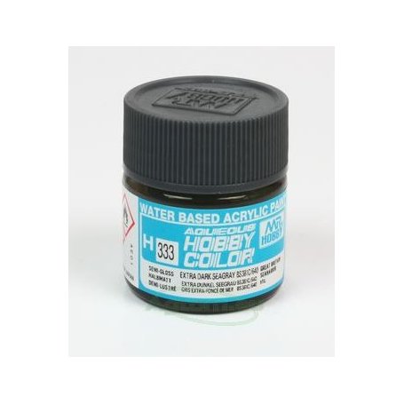 Mr.Hobby Color H333 Extra Dark Seagray - BS381C/640 - SATYNOWY - 10ml