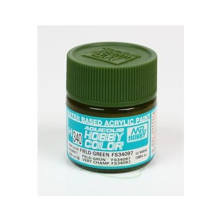 Mr.Hobby Color H340 Field Green - FS34097 - SATYNOWY - 10ml