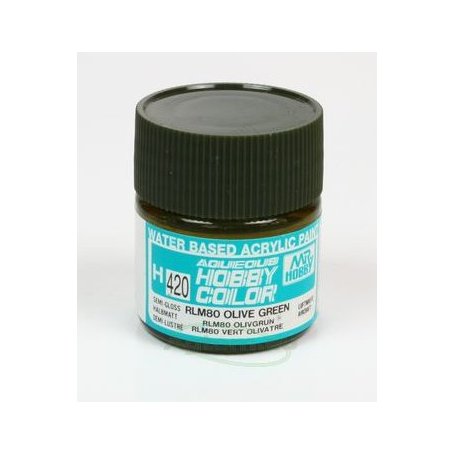 Mr.Hobby Color H420 RLM 80 - Olive Green - SATYNOWY - 10ml