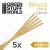 Brass Rods 1,5 mm – Mosiężne Pręty Modelarskie 5 szt. Green Stuff World