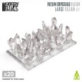 Resin Crystals LARGE – Transparentne Kryształy