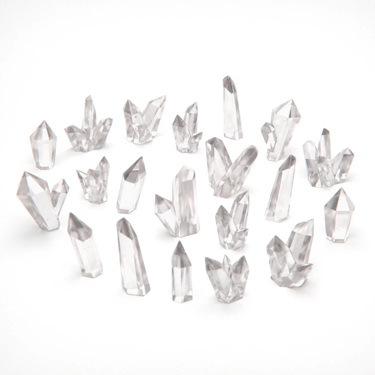CLEAR Resin Crystals LARGE – Transparentne Kryształy Żywiczne 20 szt. Green Stuff World