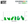 Resin Crystals Small – Zielone Kryształy ŻywiczneR