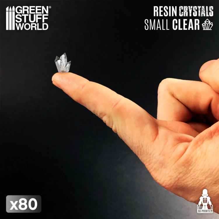 CLEAR Resin Crystals - Small