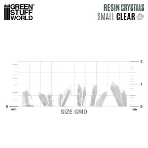 CLEAR Resin Crystals - Small