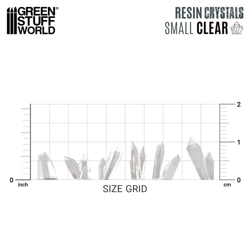 CLEAR Resin Crystals - Small