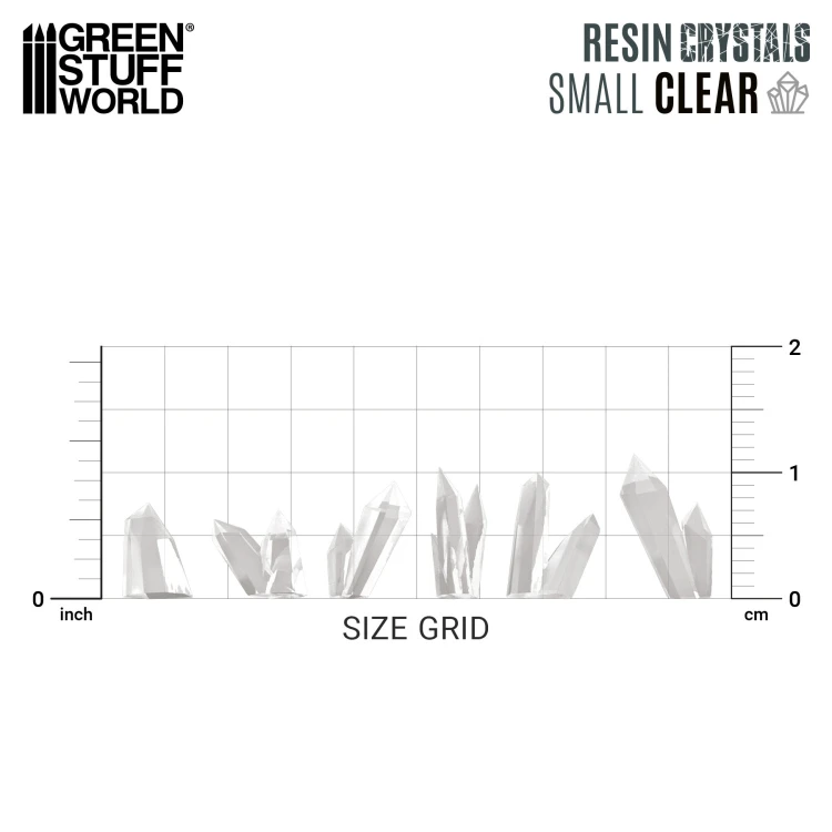 CLEAR Resin Crystals - Small