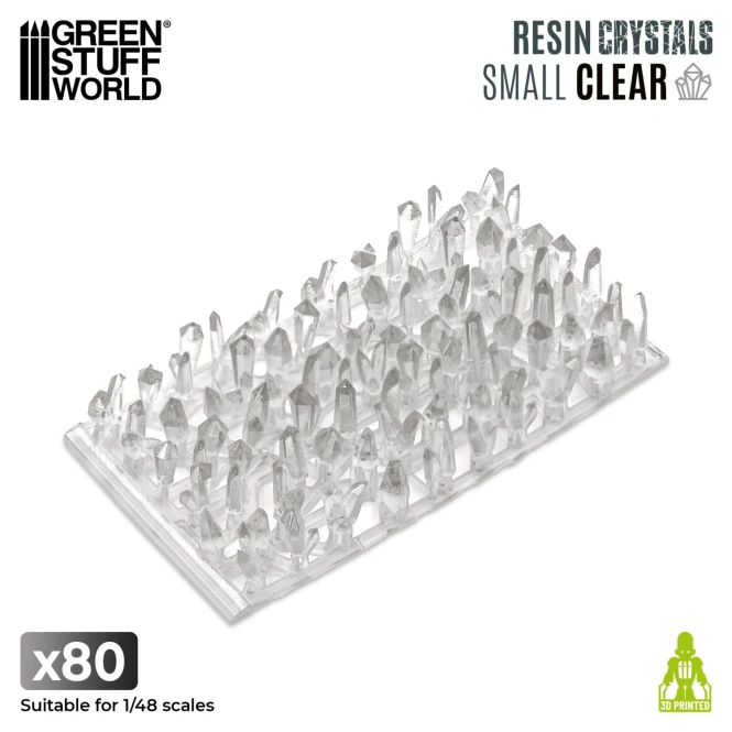 CLEAR Resin Crystals - Small