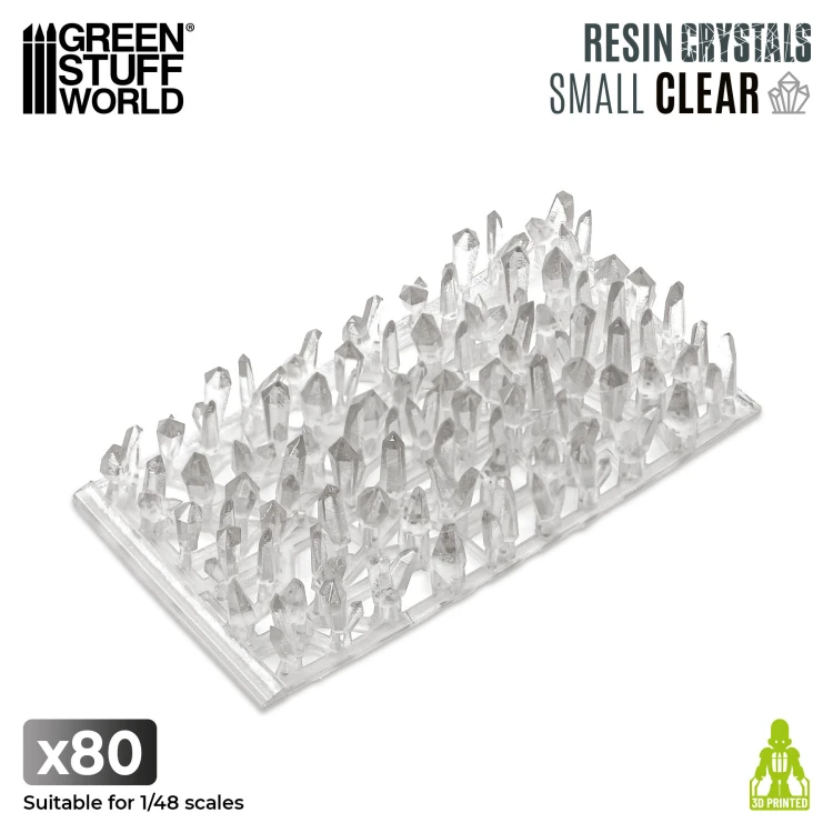 CLEAR Resin Crystals - Small