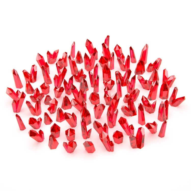 Red Resin Crystals Small – Czerwone Kryształy Żywiczne 80 szt.  Green Stuff World