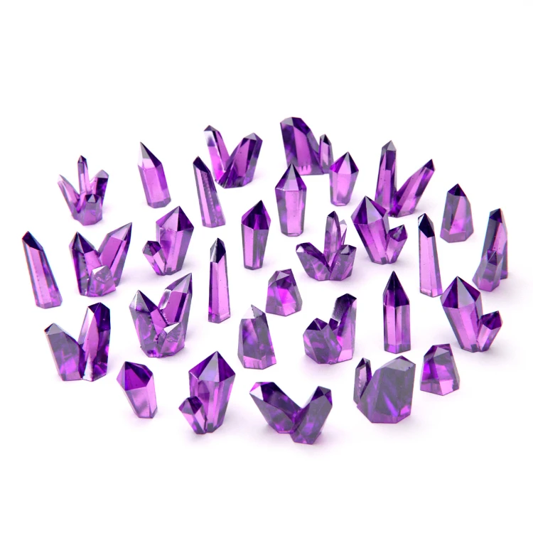Purple Resin Crystals Medium – Fioletowe Kryształy Żywiczne 30 szt. Green Stuff World