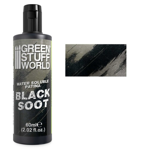 Water Soluble Patina BLACK SOOT 60 ml Green Stuff World