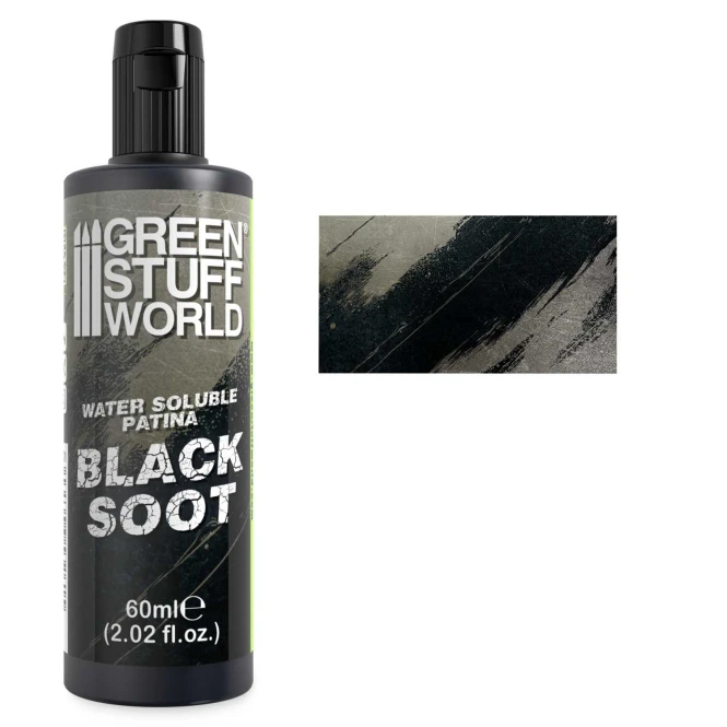 Water Soluble Patina BLACK SOOT 60 ml Green Stuff World