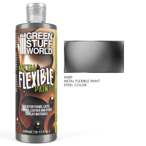 Flexible Metallic Steel Paint 240 ml Green Stuff World