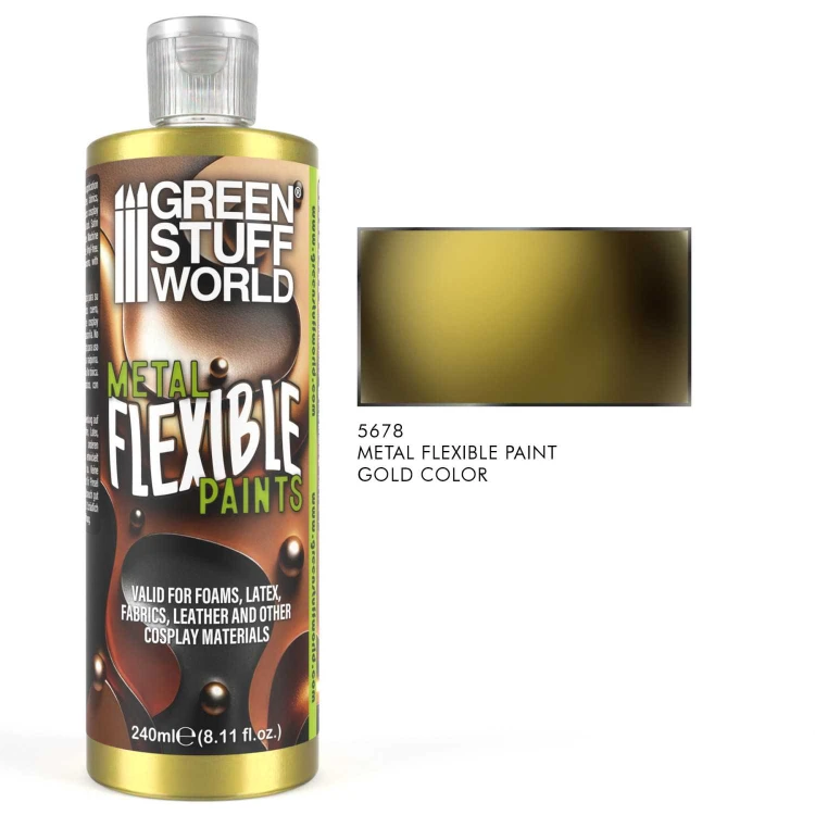 Green Stuff World Flexible Metallic Gold Paint 240 ml