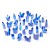 BLUE Resin Crystals - Medium