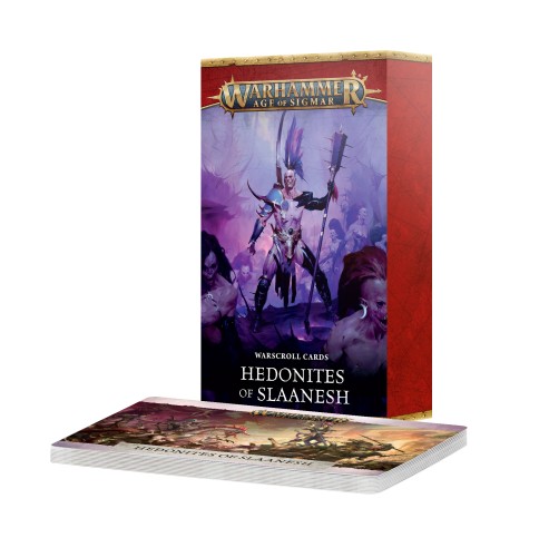 War Scroll Cards: Hedonites of Slaanesh (ENG)