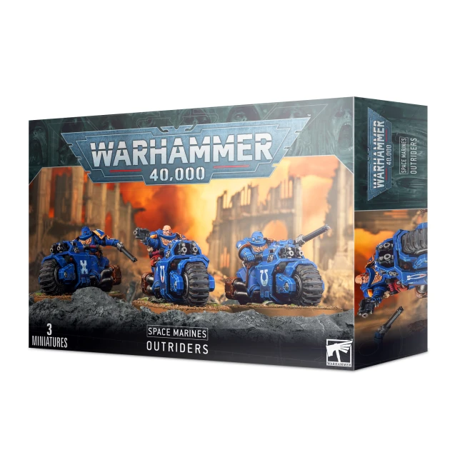 Space Marines Outriders Bikers
