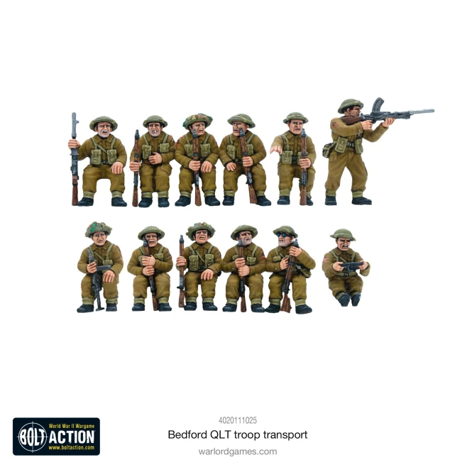 Bedford QLT troop transport (plastic)